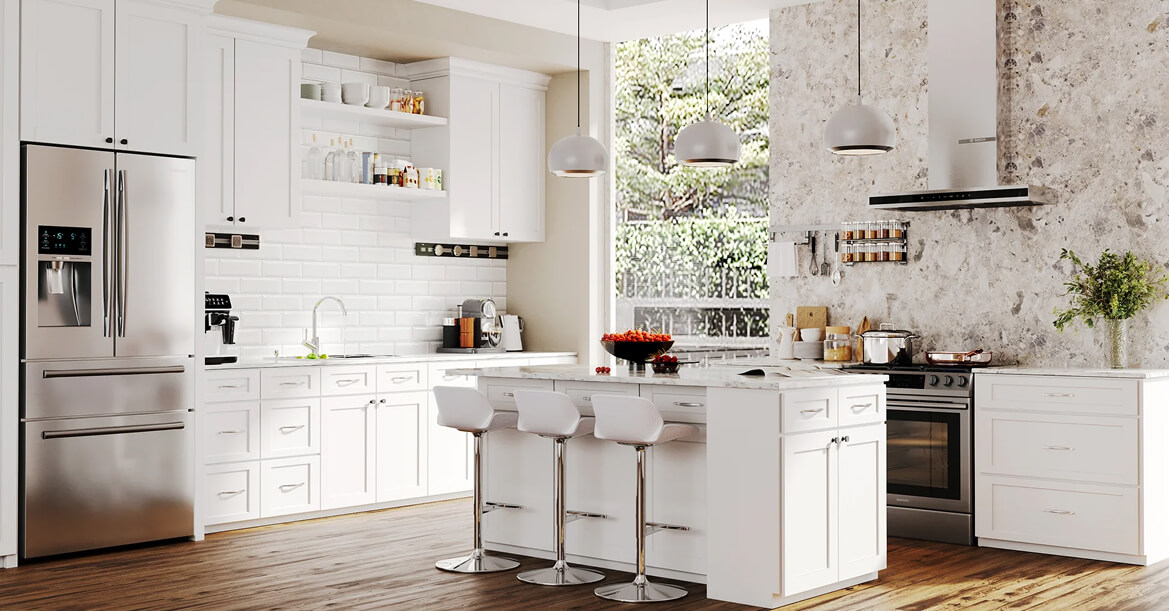White Shaker Cabinets 6